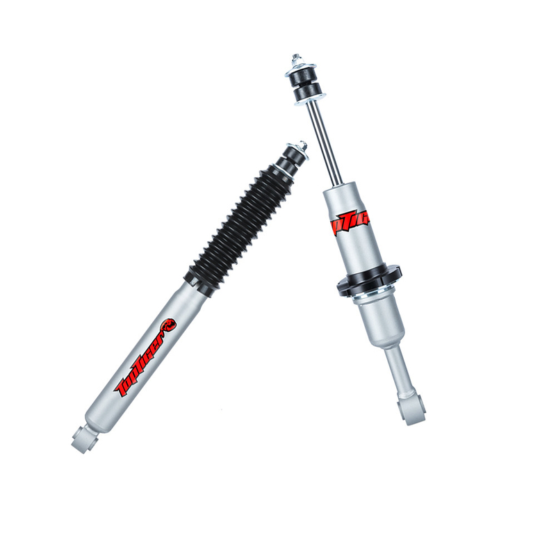 Amortiguadores de choque gemelos resistentes del tubo para el gas 4x4 Off Road del nitrógeno de Toyota Prado 120